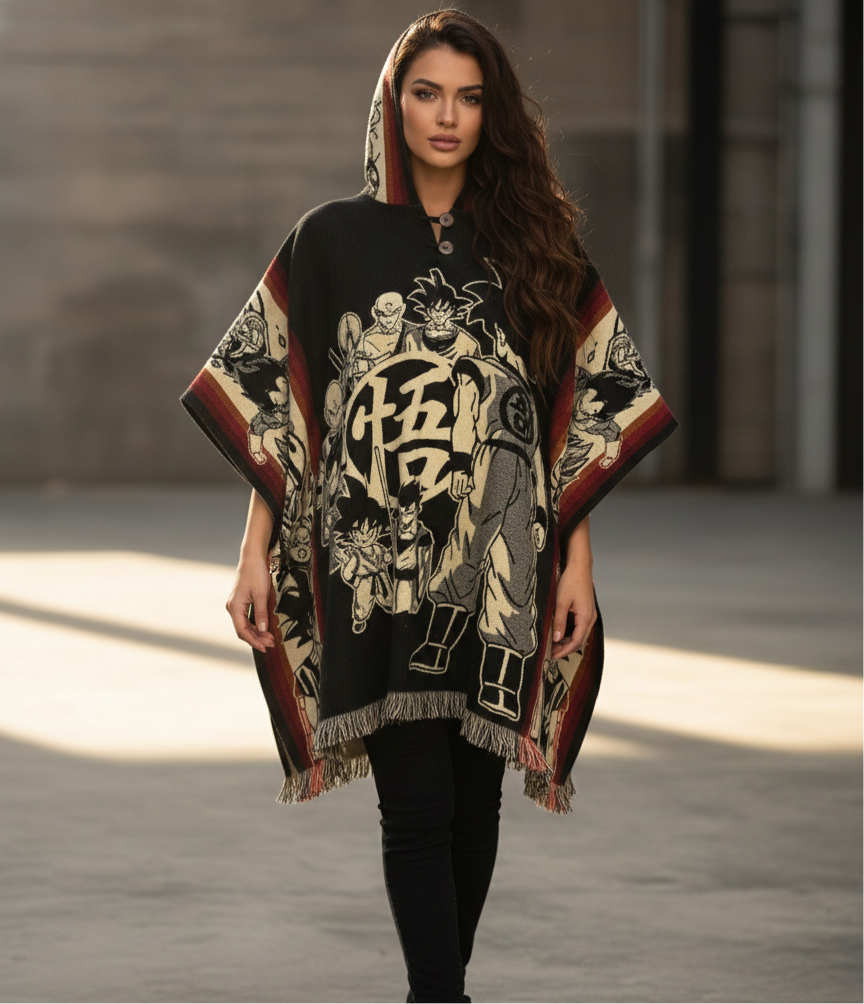 Characters Wool Poncho