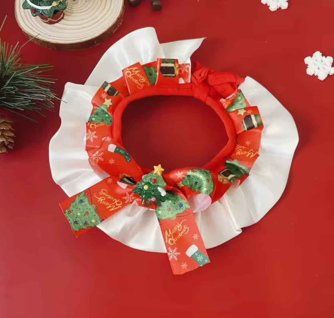 Christopher Christmas Dog Bandana – Festive Holiday Accessory for Dogs