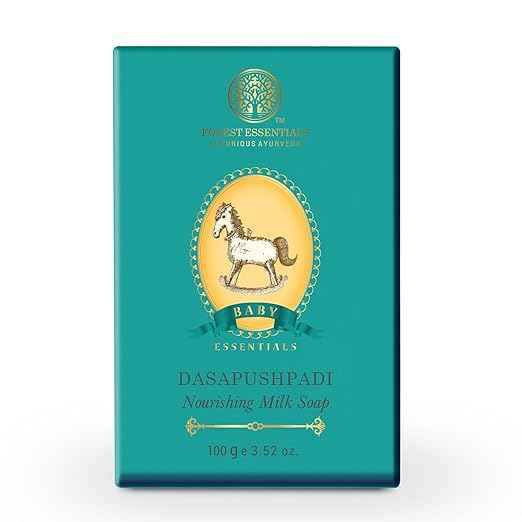 Forest Essentials Dasapushpadi Nourishing Full Cream Milk Soap
