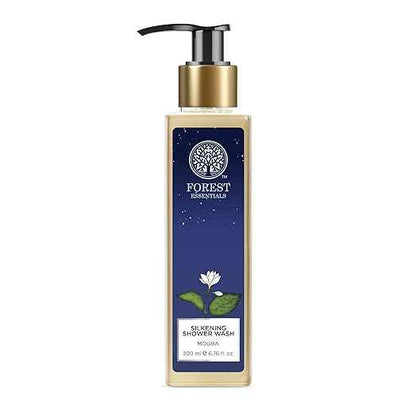 Forest Essentials Silkening Shower Wash Mogra - Ayurvedic Sulphate Free Shower Wash