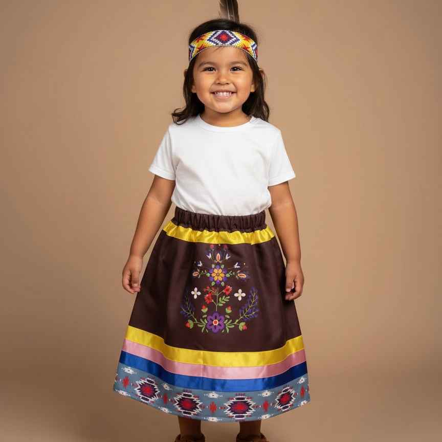 OLDTRIBES™ infants  Flower Ribbon Skirt