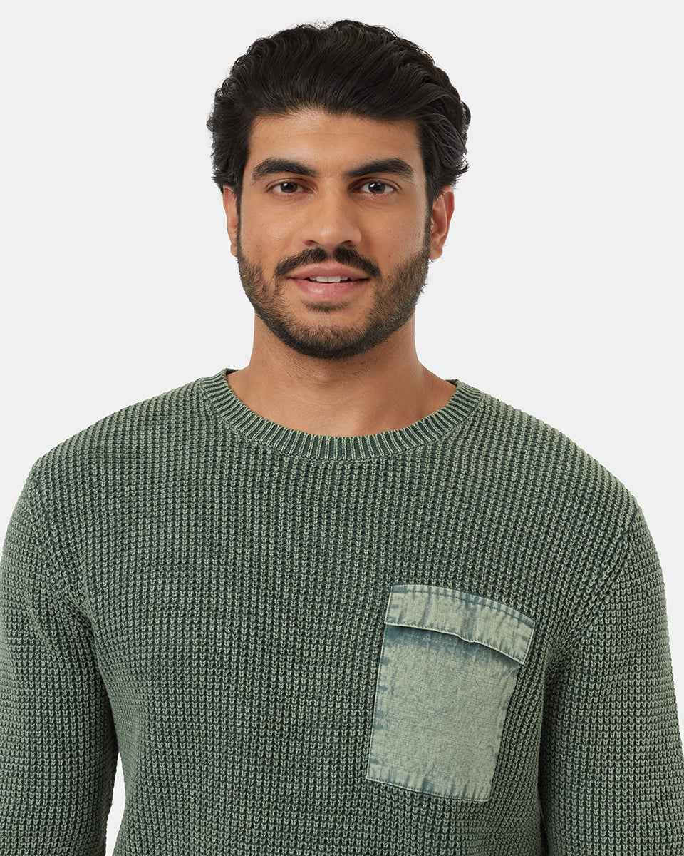 Highline Garment Dyed Pocket Crew