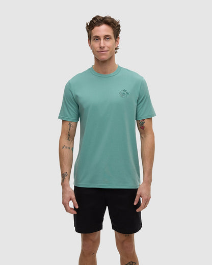 Haiti Palm Overlay T-Shirt