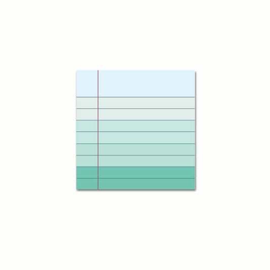 Ocean Teal Sticky Notes