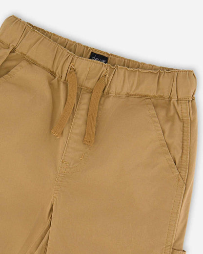 Stretch Twill Carpenter Pants Beige