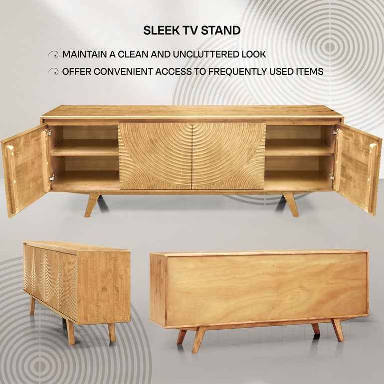 Harmony Solid Wood TV Stand