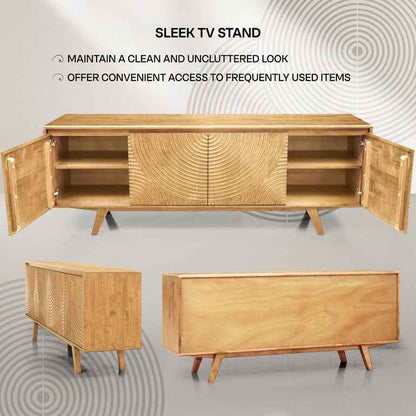Harmony Solid Wood TV Stand