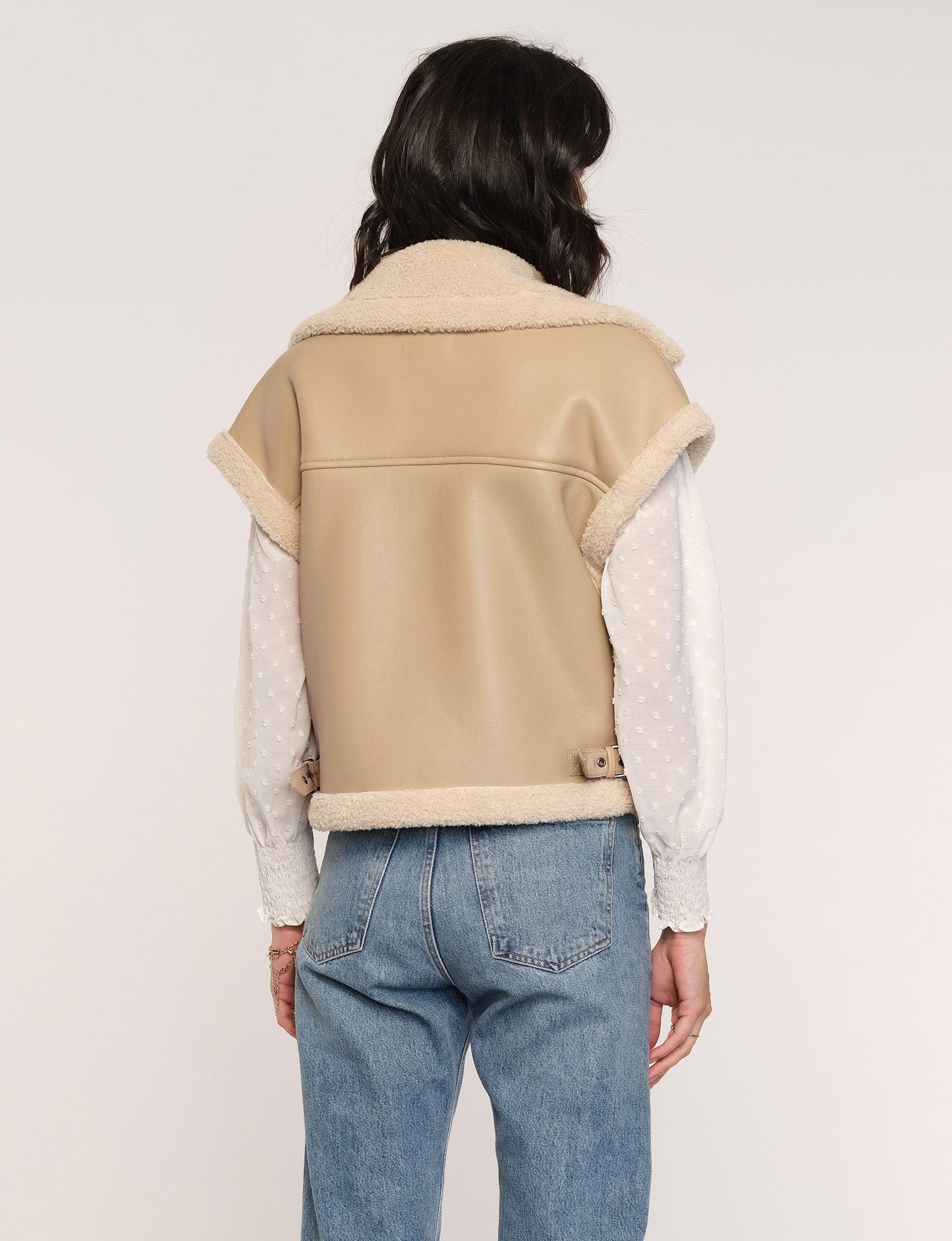 Xander Cozy Sherpa Vest with Zipper