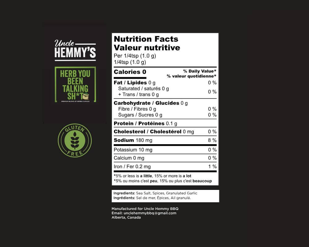 Uncle Hemmy’s : Herb You Been Talking Sh*t Bottle