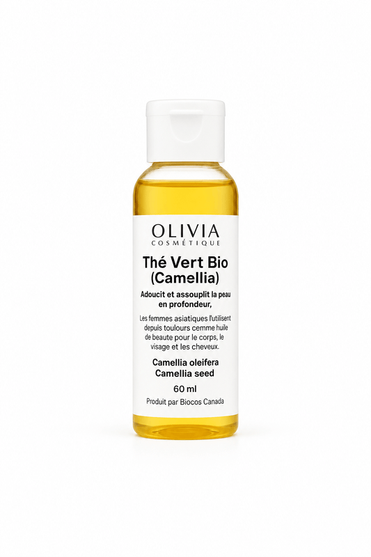 Huile de thé vert (Camellia) biologique