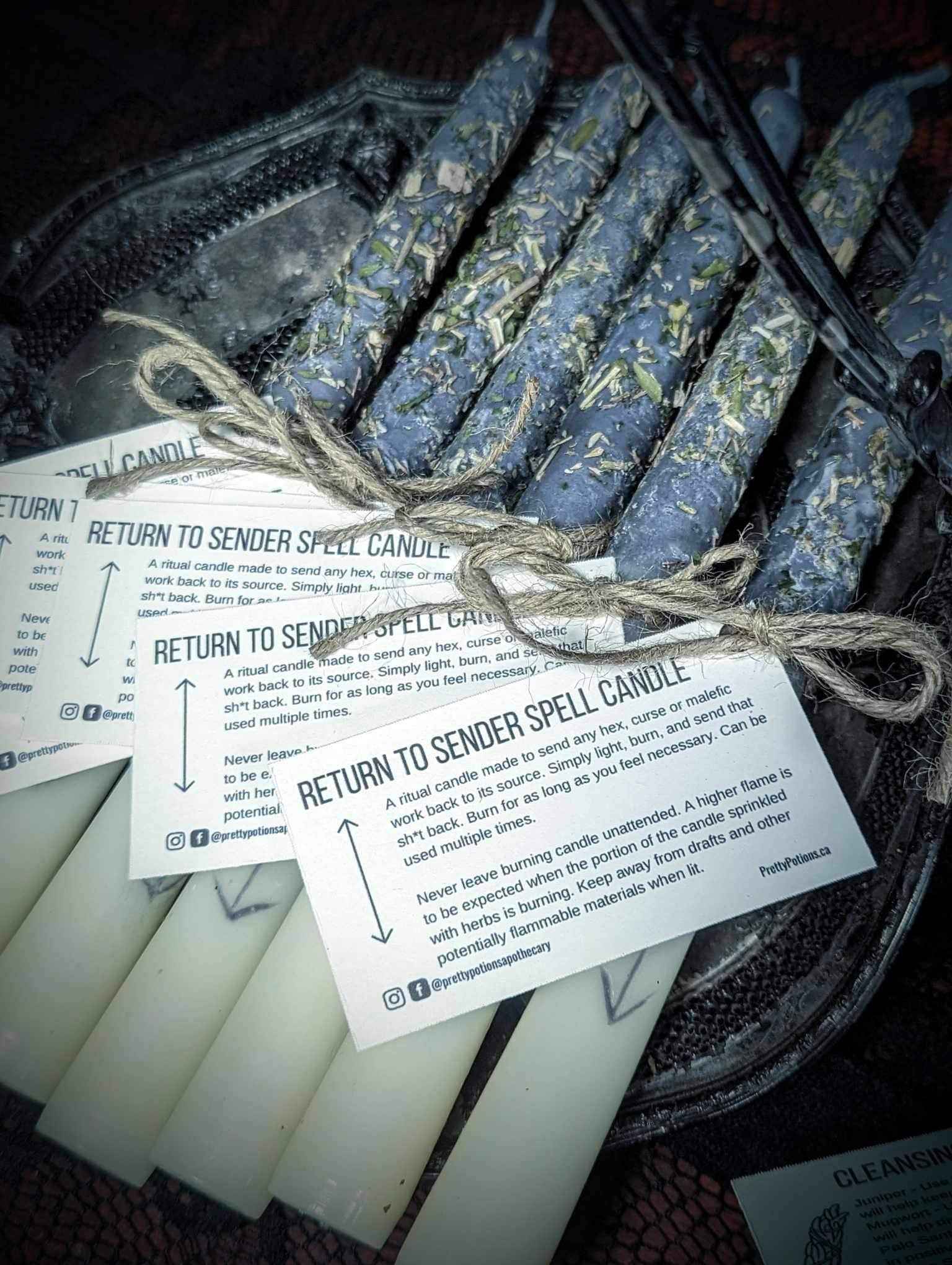 Return to Sender Spell Candle