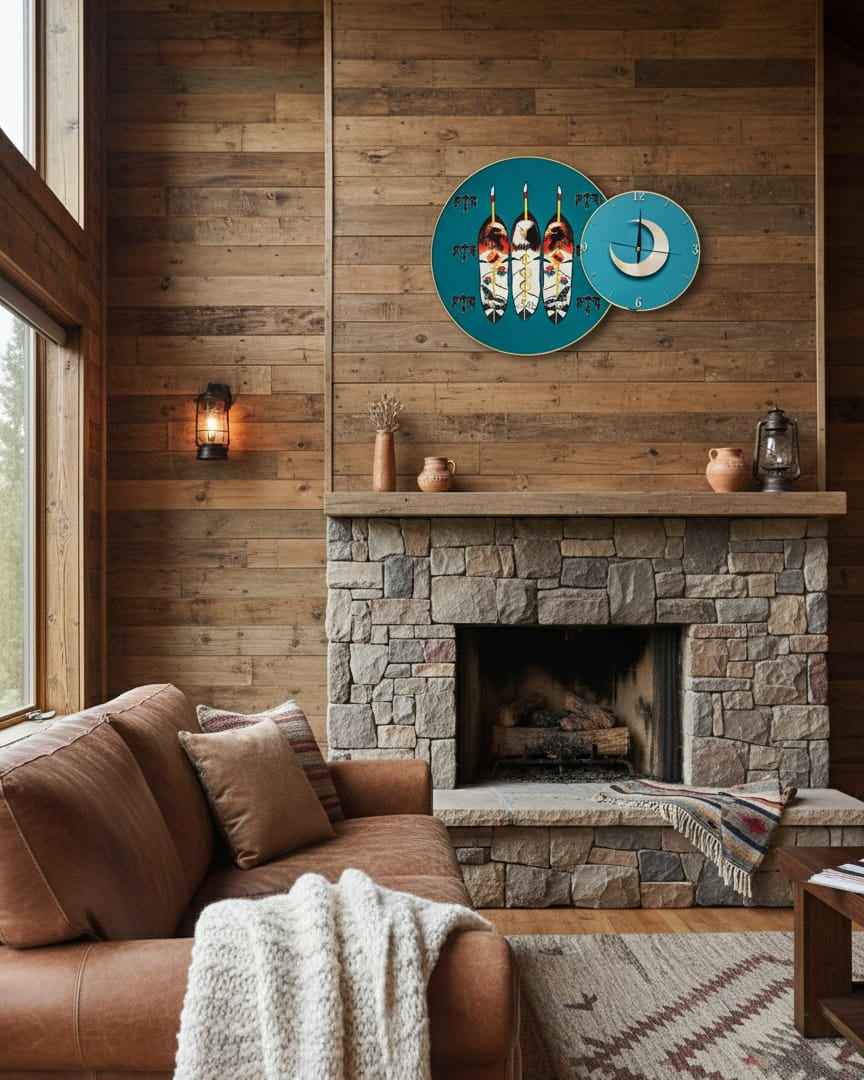 Eagle Native Wall Clock