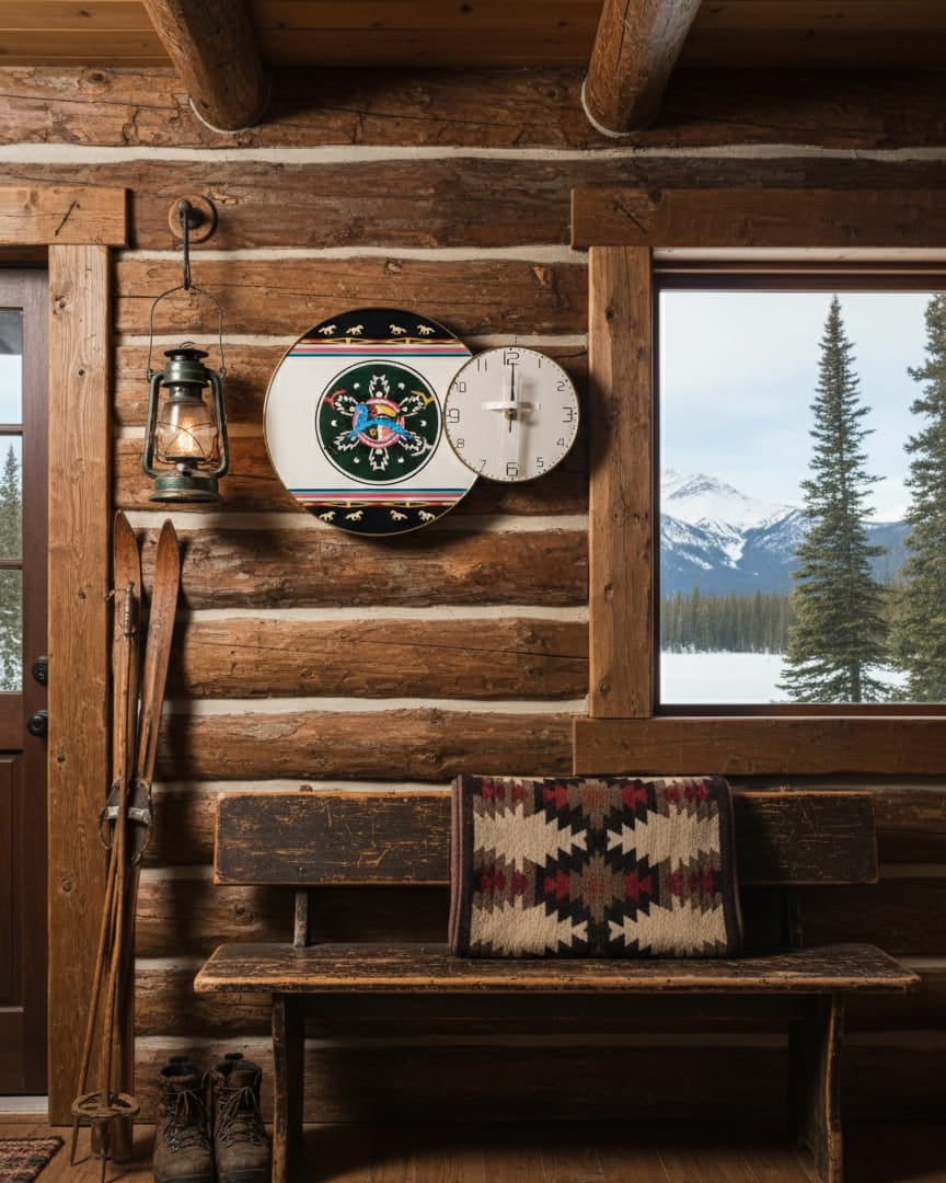 Horse Native Wall Clock
