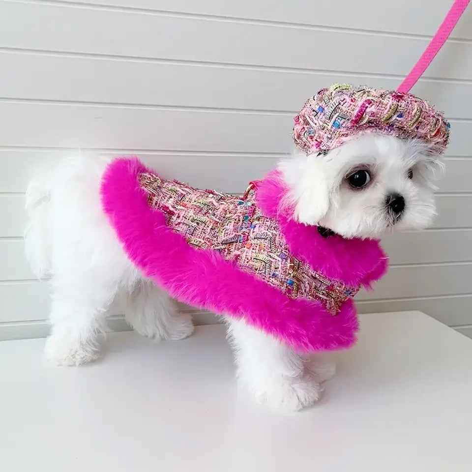 Sweet November Garden Harness Dress Set | Dress with Hat and Leash