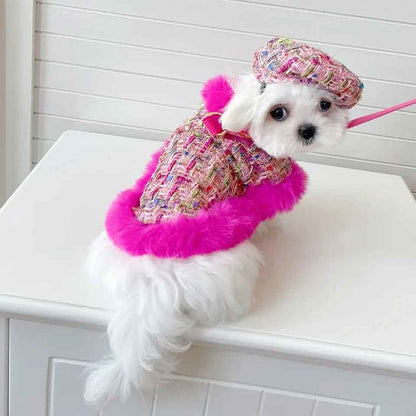 Sweet November Garden Harness Dress Set | Dress with Hat and Leash