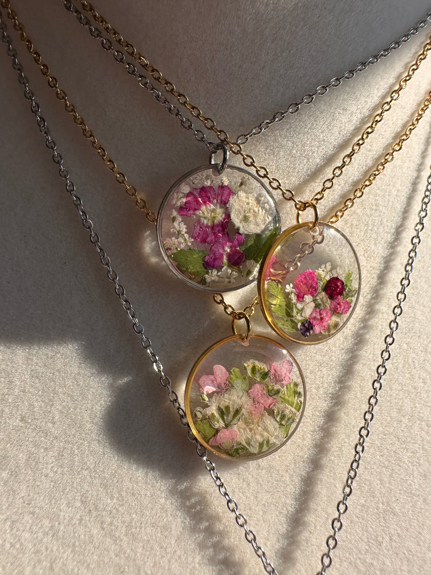 Collier bouquet - rond