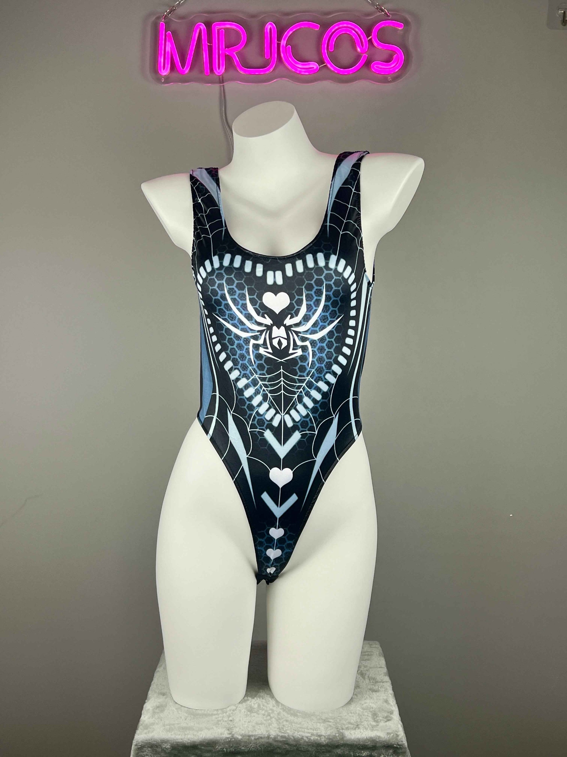 Woman Super Hero Crotchless Cosplay Bodysuit Lingerie Sexy Costume