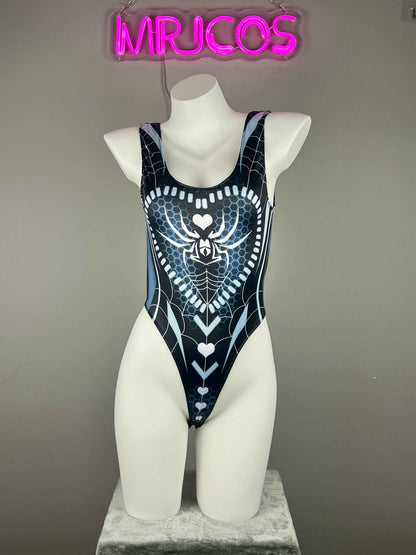 Woman Super Hero Crotchless Cosplay Bodysuit Lingerie Sexy Costume