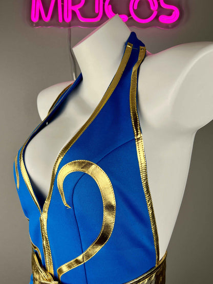 Japanese Character Cosplay Costume Cheongsam Dress Lingerie Set