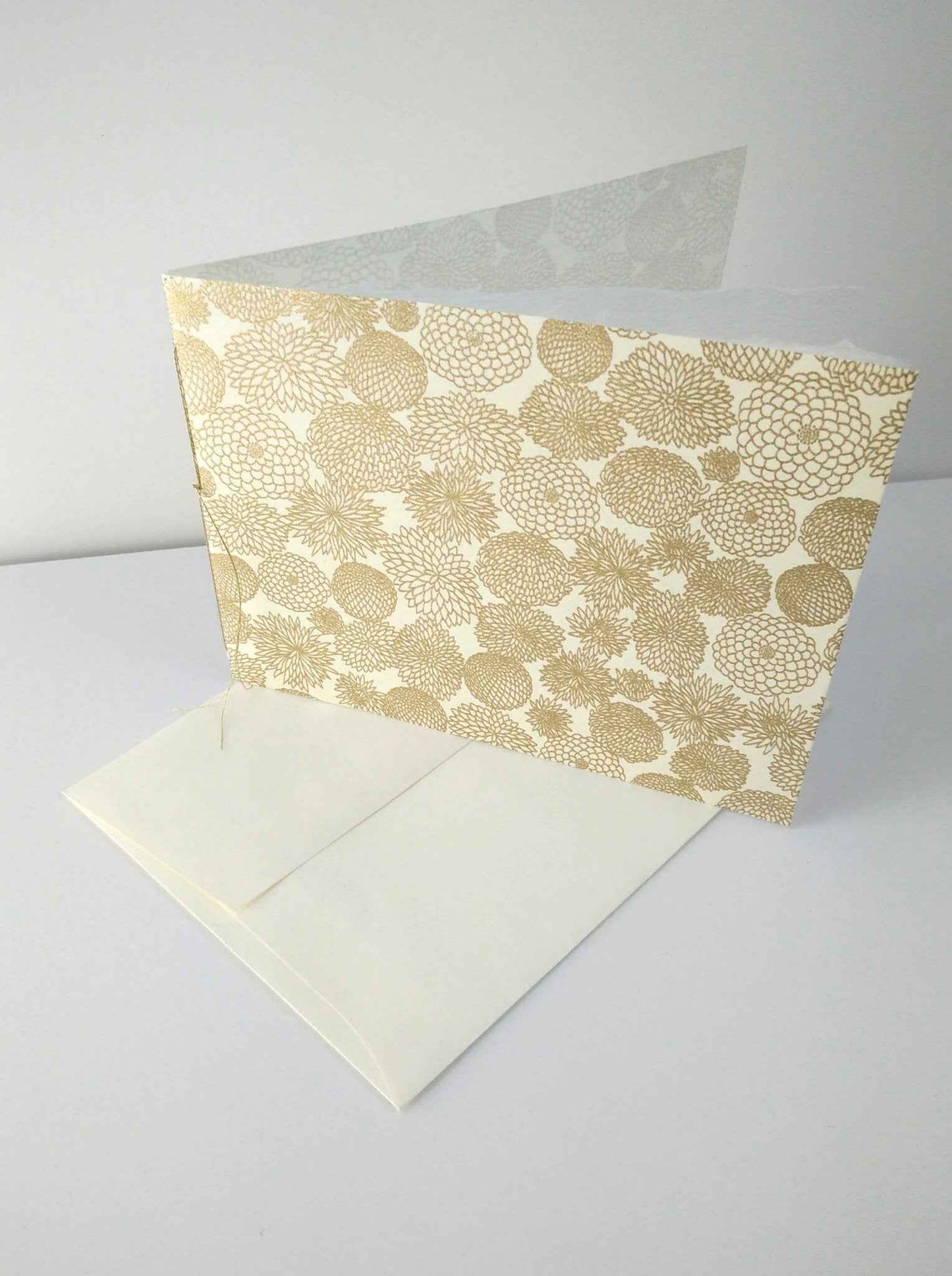 Handsewn Chiyogami Cotton Rag Blank Card | Boxed sets