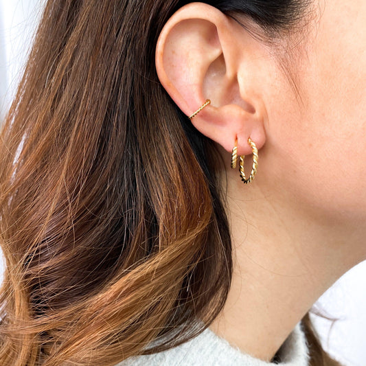 Ear Cuff Torsadé - Or