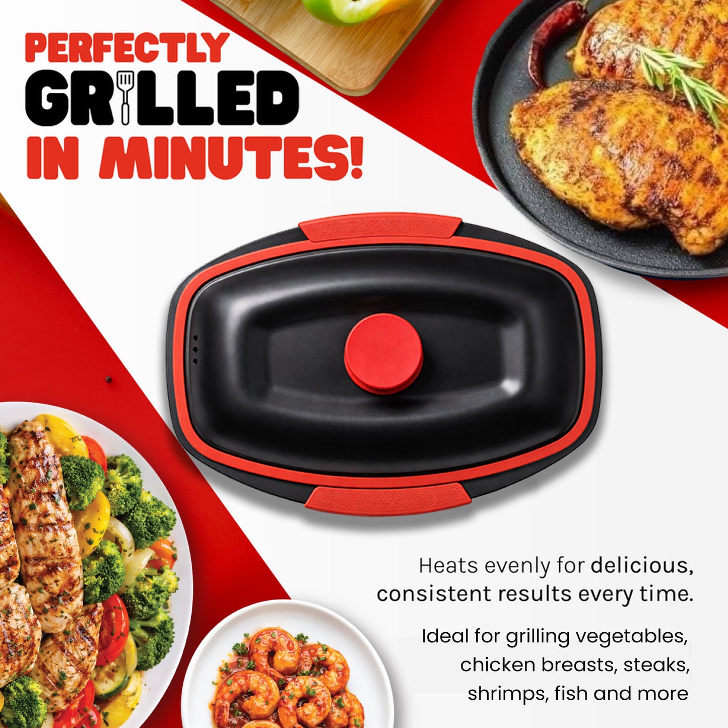 Micro Grill Chef Pot™ Mikrowellen-Kochtopf – Vielseitiger Mikrowellen-Speisekocher mit Deckel – Mikrowellengeeigneter Dampfgarer & Suppentopf – BPA-frei, spülmaschinenfest, ideal für schnelle Mahlzeiten & gesundes Kochen