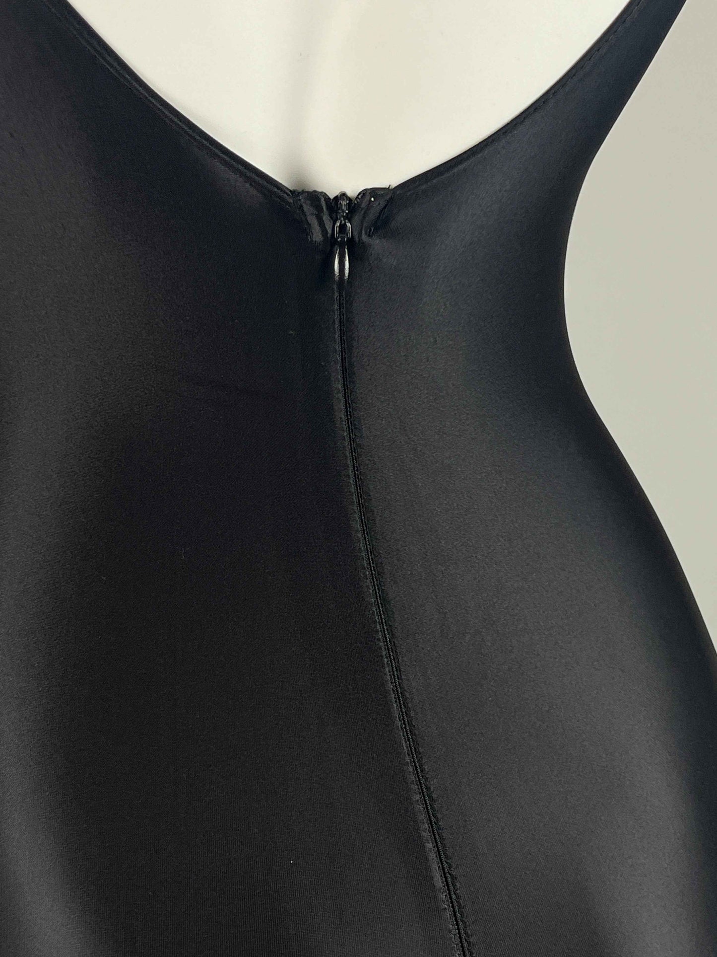 Sleeveless Sheer Spandex Bodysuit Glossy Silky Spandex Yoga Suit Lingerie