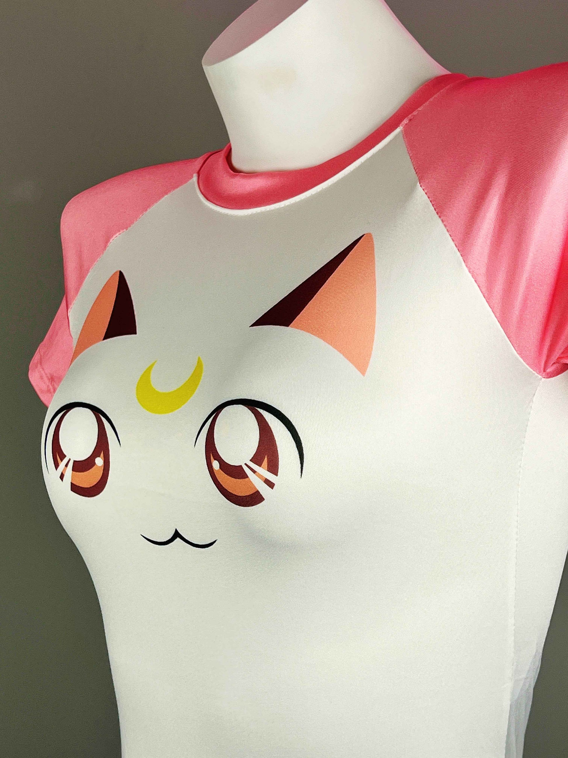 Anime Style Cosplay BodySuit Open Crotch Lingerie Costume