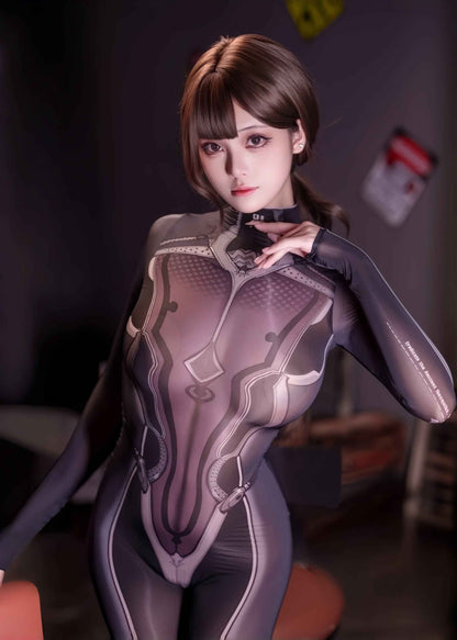 Anime Superhero Eve 10D Sheer Bodystocking - Ultra-Thin Cosplay Lingerie