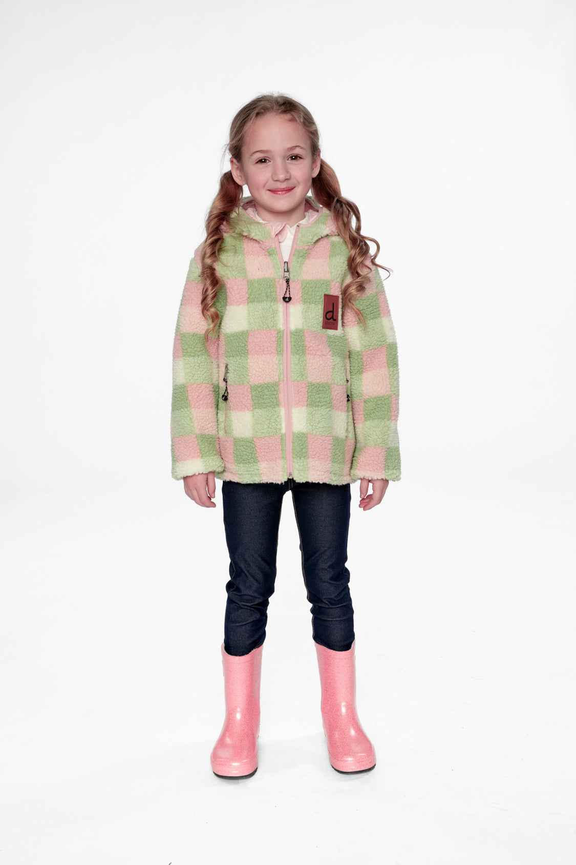 Reversible Mid-Season Jacket Pale Dusty Pink