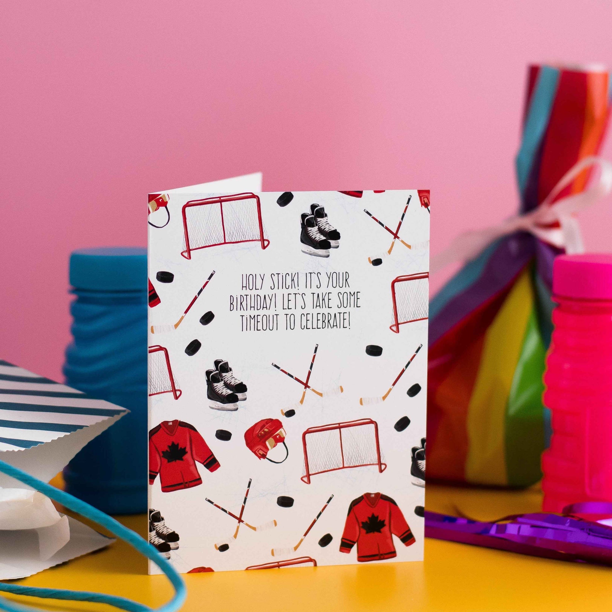 Holy Stick! It's Your Birthday! Let's Take Some Timeout To Celebrate! - Greeting Card