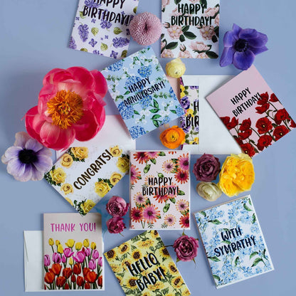 Garden Party Set  - 10 Assorted Greeting Cards