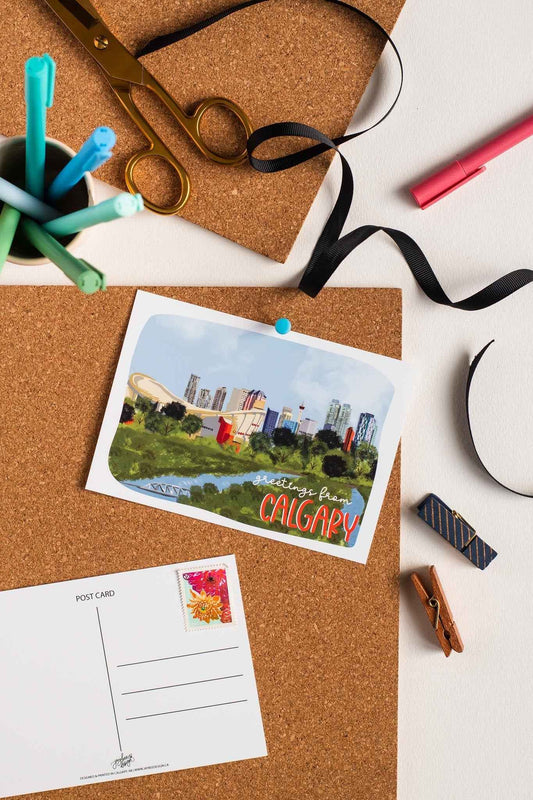 Greetings From Calgary Postcard