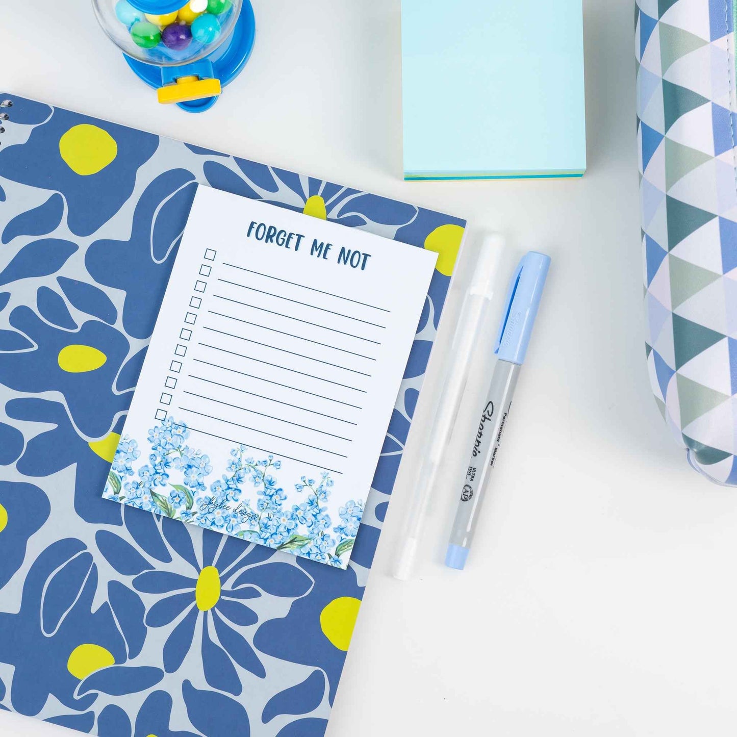 Forget Me Not Notepad