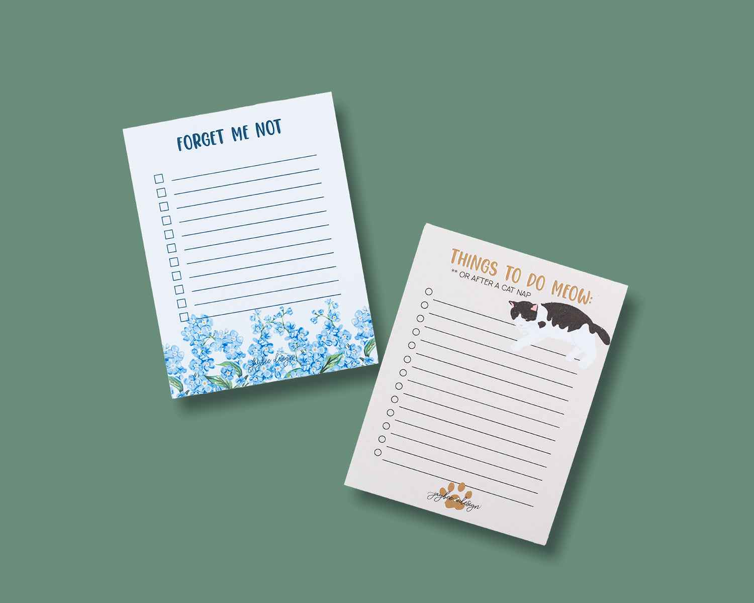Forget Me Not Notepad