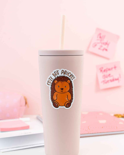 Cute But Prickly Sticker