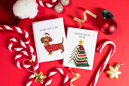 Wishing You A Novel-ous Christmas- Greeting Card
