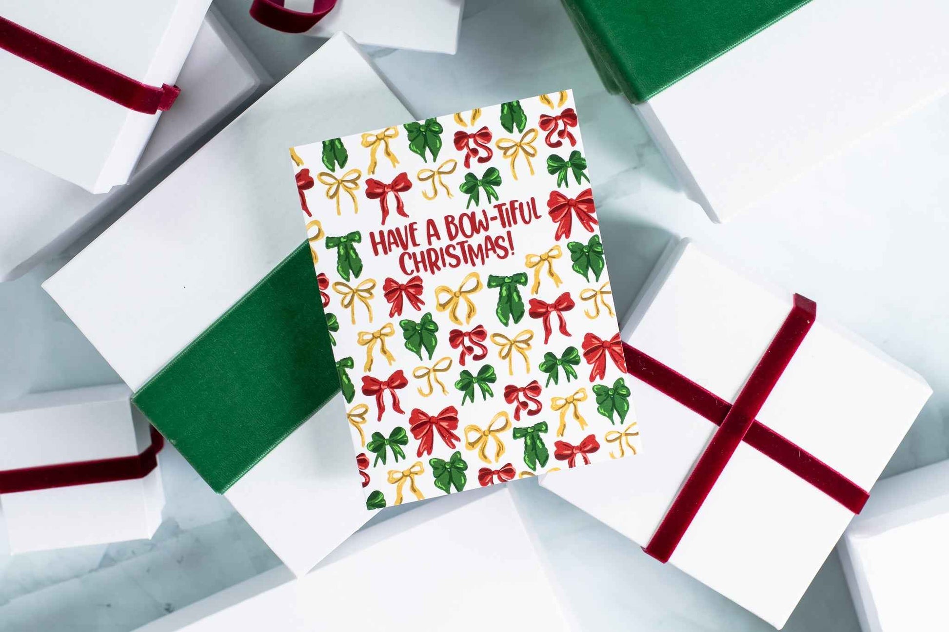 Have A Bow-tiful Christmas - Greeting Card