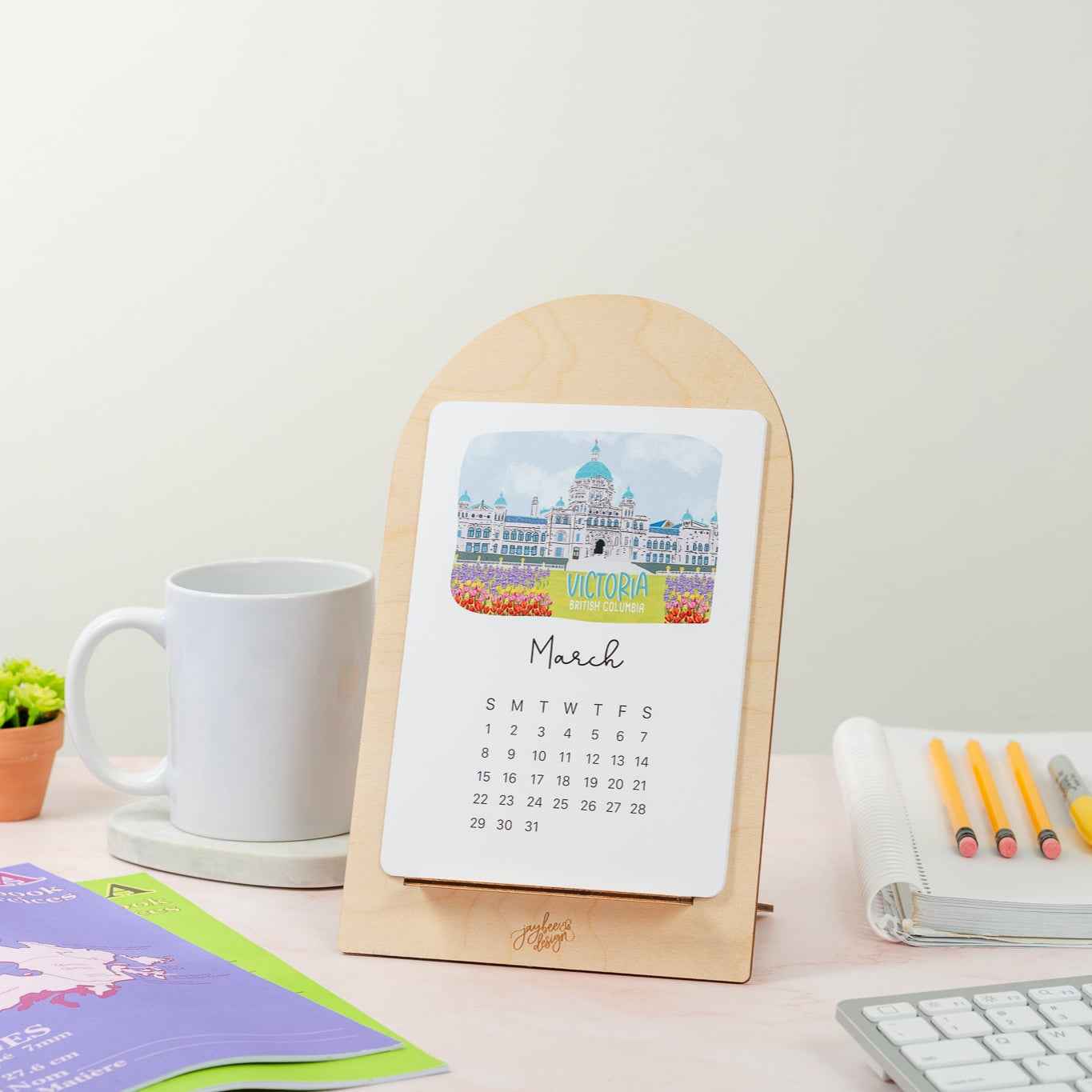 Places of Canada 2026 Desktop Calendar