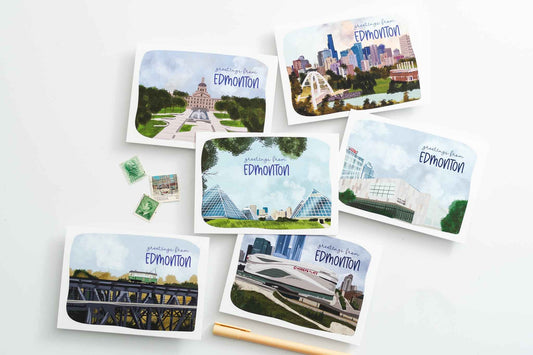 High Level Bridge Edmonton Postcards