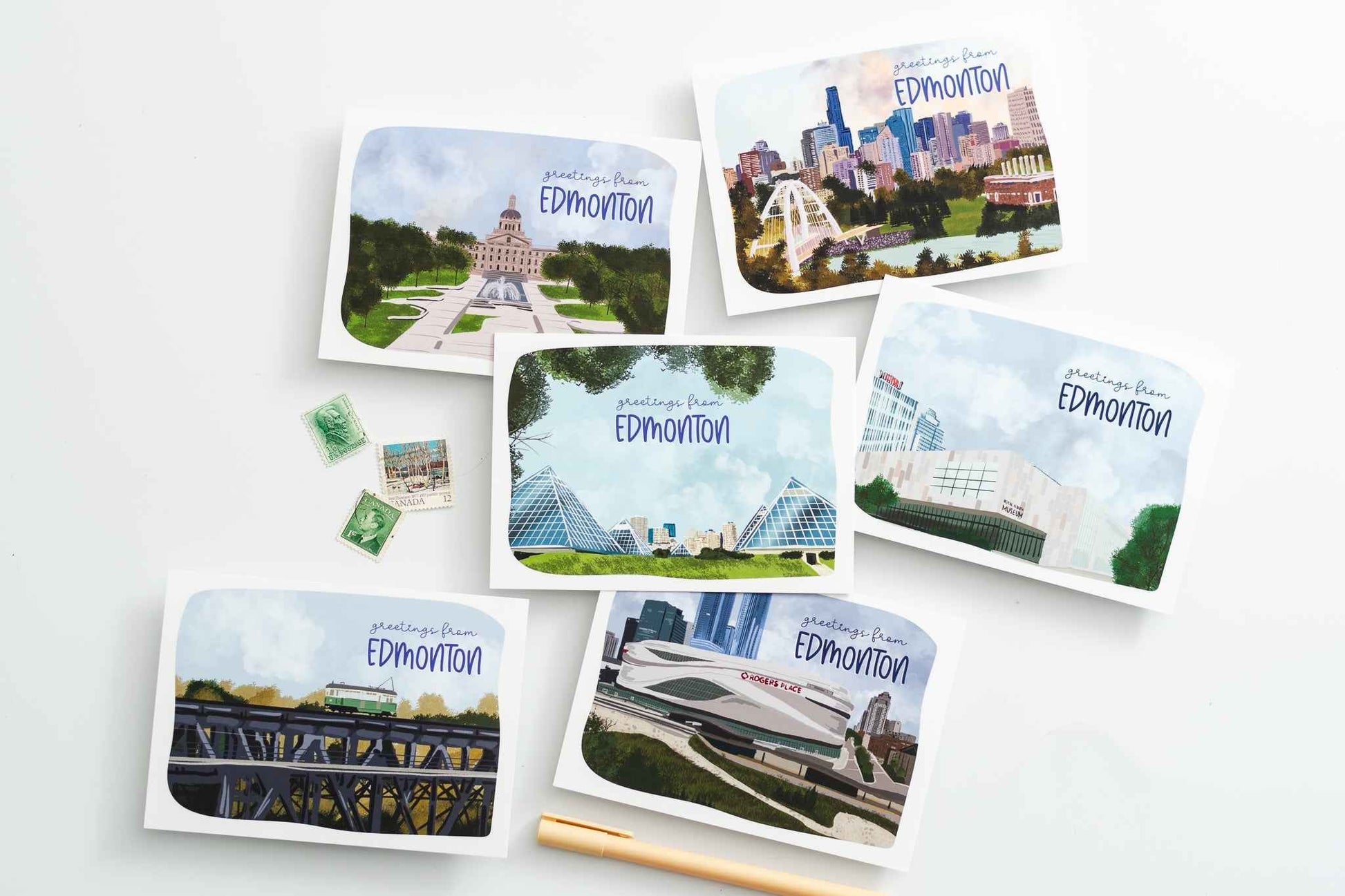 Alberta Legislature Edmonton Postcards