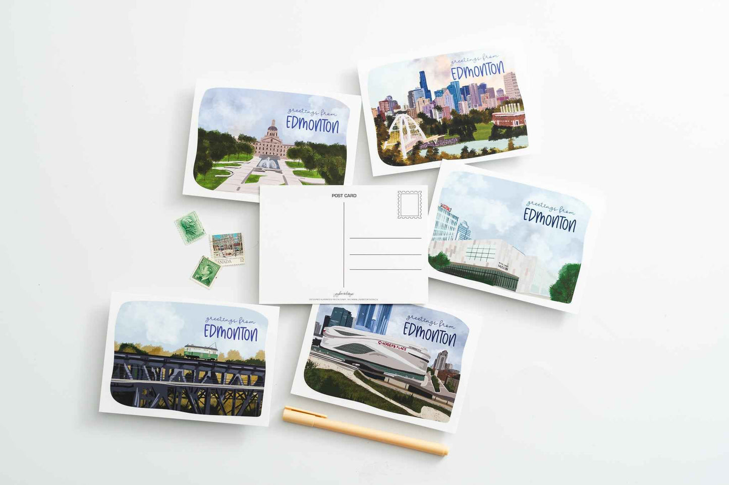 High Level Bridge Edmonton Postcards