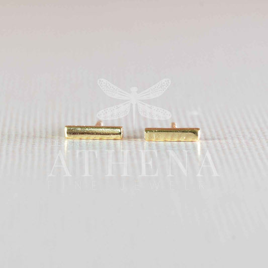 Sample Sale: Bar Stud Earrings in Sterling Silver