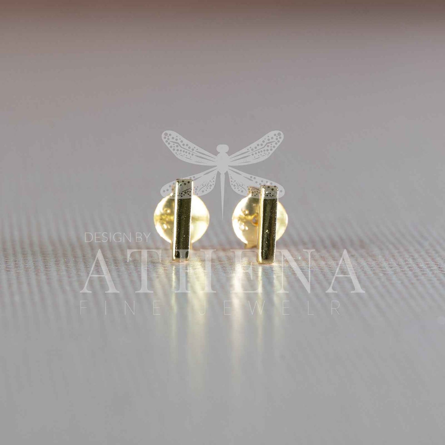 Sample Sale: Bar Stud Earrings in Sterling Silver
