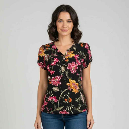 Jupe fleurie longue