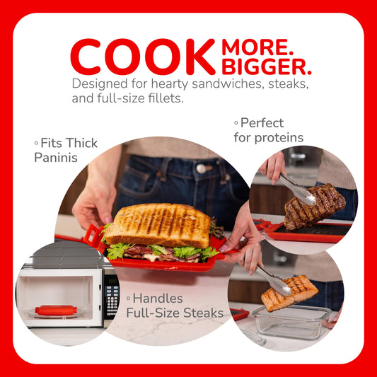 Micro Grill Max™ - Large Microwave Grill & Sandwich Maker