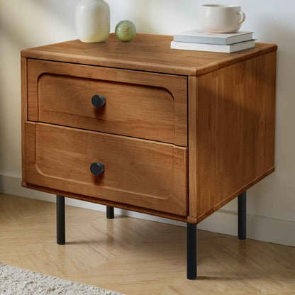 Savana 2 - Drawer Solid Wood Nightstand
