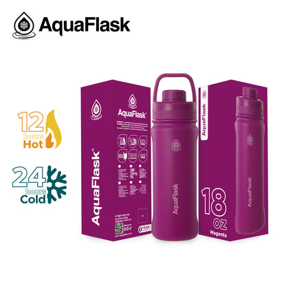 AquaFlask Original Vakuumisolierte Wasserflaschen 530ml (18oz)