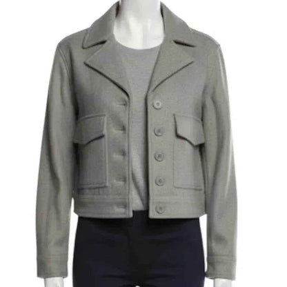 Manteau laine court