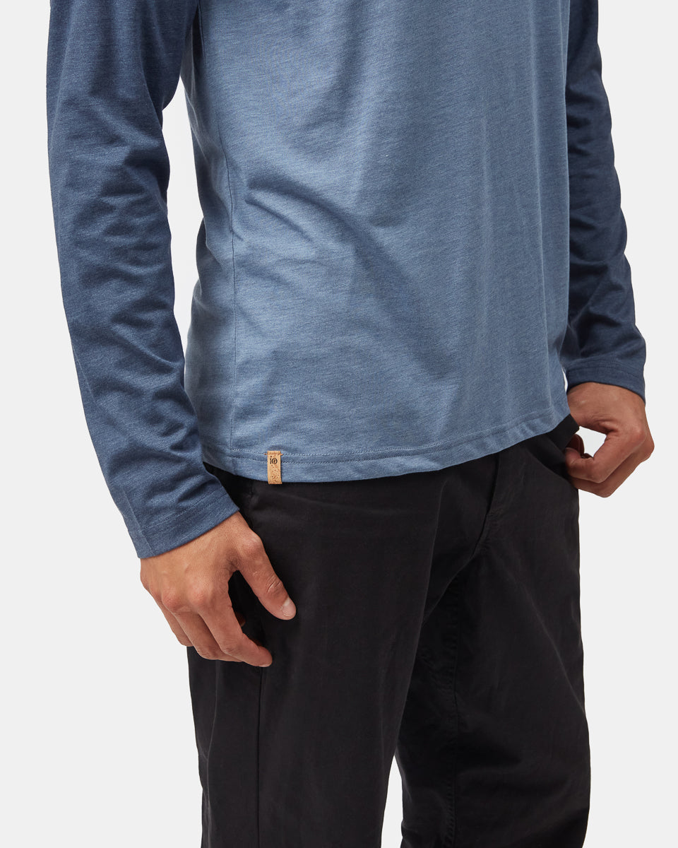 TreeBlend Baker Henley Langarm